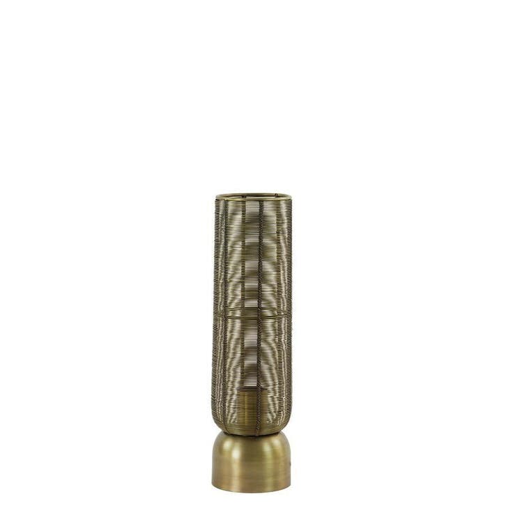 2dekans | Lezuza Tafellamp Ø11x39,5 cm - Antiek Brons -, Autos : Pièces & Accessoires, Habitacle & Garnissage, Enlèvement ou Envoi