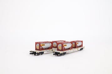 Minitrix N - Wagon de marchandises pour trains miniatures, Nieuw
