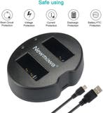 Newmowa  dubbele USB-oplader voor Nikon EN-EL20 accu nr...., TV, Hi-fi & Vidéo, Ophalen of Verzenden