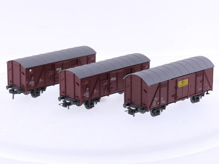 Schaal H0 Roco 4310B (46041) en 2 x 46060 set van 3 geslo..., Hobby & Loisirs créatifs, Trains miniatures | HO, Wagon, Enlèvement ou Envoi