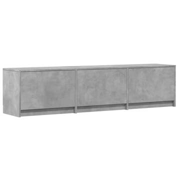 vidaXL TV Kast Betonkleurig Bewerkt hout, Huis en Inrichting, Verzenden, Nieuw