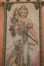 After Mucha - Tapisserie - 115 cm - 50 cm