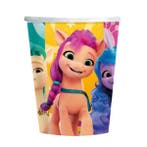 My Little Pony Papier Bekers 250ml 8st, Verzenden