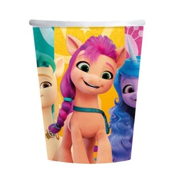 My Little Pony Papier Bekers 250ml 8st, Verzenden, Nieuw