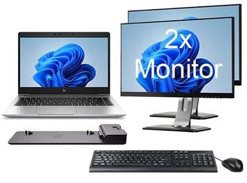 HP EliteBook MT45 AMD Ryzen 3 PRO incl. 2 Monitoren +, Ophalen of Verzenden