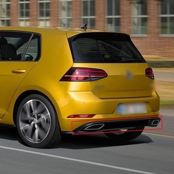 R line Look Diffuser voor Volkswagen Golf 7.5 Facelift, Auto diversen, Tuning en Styling, Ophalen of Verzenden