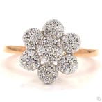 Bague - 18 carats Or blanc, Or jaune - 0.46ct. tw. Diamant, Nieuw