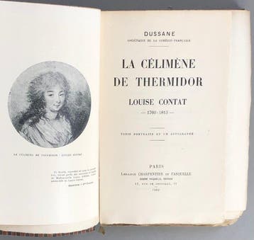 Berthe Dussane - La Célimène de Thermidor, Louise Contat
