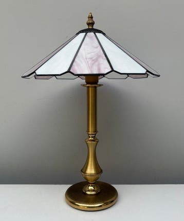 Tiffany (Style) - Tafellamp - Glas-in-lood, Nieuw