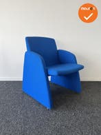 Artifort - Wachtkamerstoel - met blauwe stoffering, Ophalen of Verzenden, Stoel
