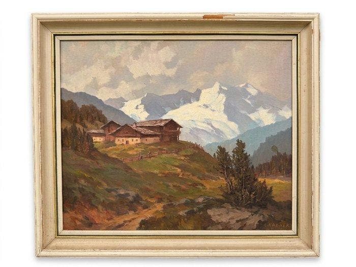 Europese school (XX) - Die Hohen Tauern, Antiquités & Art, Art | Peinture | Classique