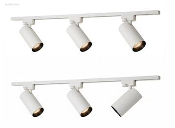 (2x) 2 meter Railsysteem met 6 st railspot GU10..., Nieuw