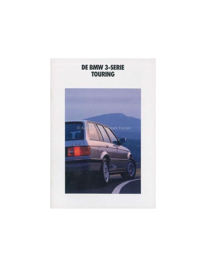 1990 BMW 3 SERIE TOURING BROCHURE NEDERLANDS, Livres, Autos | Brochures & Magazines