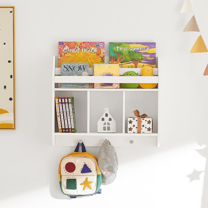 2dekans | SoBuy Wandplank voor kinderen - Max. 10 kg - 60 x, Kinderen en Baby's, Kinderkamer | Complete kinderkamers, Ophalen of Verzenden