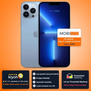 iPhone 13 Pro 128 GB - 4 Gratis Accessoires – Accu tot 100%, Verzenden, Zo goed als nieuw, IPhone 13 Pro, Zonder simlock
