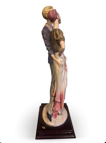 Miriam / Valentino - sculptuur, Idillio damore - 50 cm -
