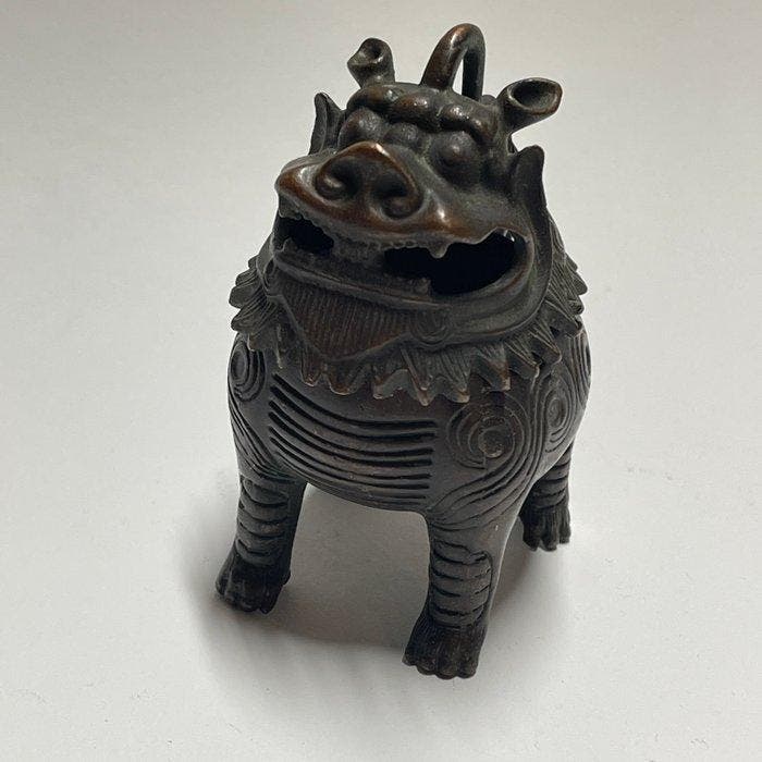 I Shishi - Lion - Wierookbrander - Koper, Antiek en Kunst, Antiek | Overige Antiek