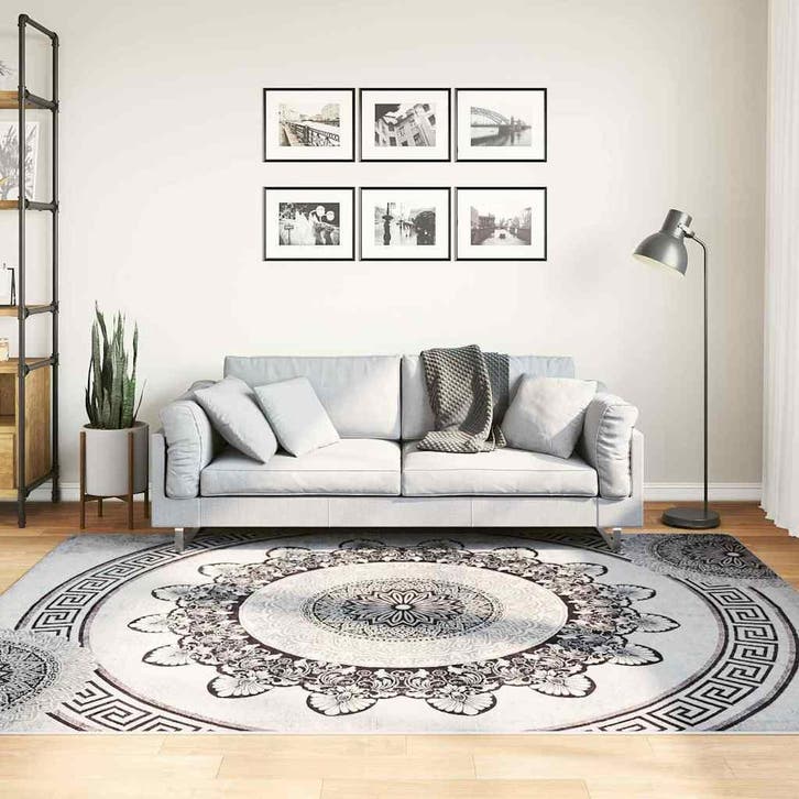 vidaXL Vloerkleed wasbaar 160x230 cm meerkleurig, Huis en Inrichting, Stoffering | Tapijten en Vloerkleden, Nieuw, Verzenden
