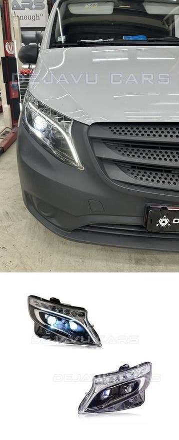 Volledig LED Koplampen voor Mercedes V-Klasse W447 / Vito, Ophalen of Verzenden