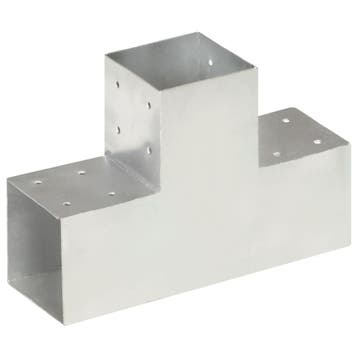 vidaXL Paalverbinding T-vorm 101x101 mm gegalvaniseerd, Tuin en Terras, Verzenden, Nieuw