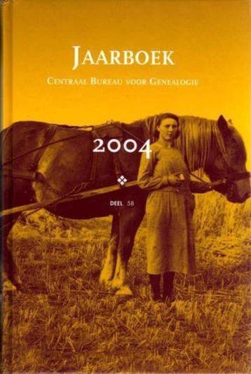 Jaarboek centraal bureau voor genealogie 2004 - REDACTIE, Boeken, Verzenden, Nieuw