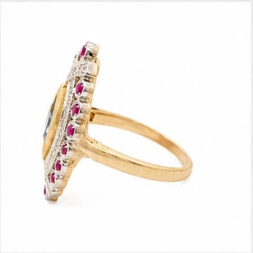 Sans prix de réserve - Bague de cocktail - 9 carats Or