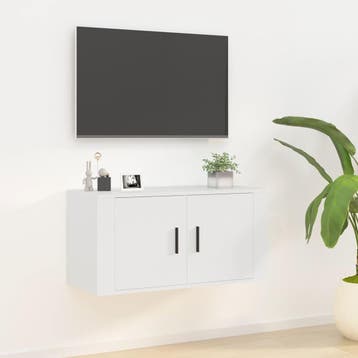 vidaXL Tv-wandmeubel 80x34,5x40 cm wit, Verzenden