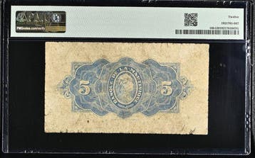 Martinique. - 5 Francs - ND (1942) - Pick 16b (Zonder