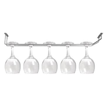 Glazenrek verchroomd metaal 40,5cm | 610x105x68(h)m Olympia, Verzenden, Nieuw in verpakking