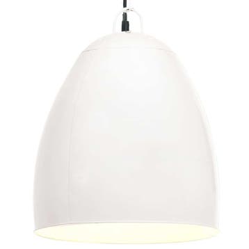 vidaXL Hanglamp industrieel rond 25 W E27 42 cm wit, Huis en Inrichting, Verzenden, Nieuw