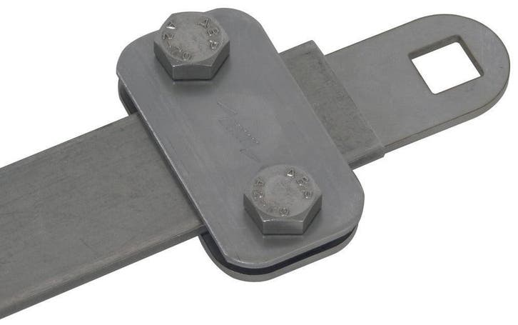 Pièce de serrage en acier inoxydable Dehn avec trou carré D, Bricolage & Construction, Électricité & Câbles, Envoi