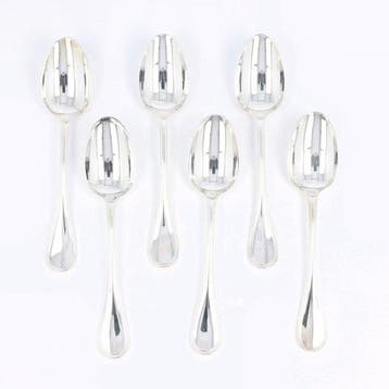 Christofle - Model Perles - (Grote) Koffielepels - Bestekset