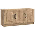 vidaXL TV Kast Artisanaal eiken 99 x 34,5 x 47 cm Bewerkt, Verzenden, Nieuw