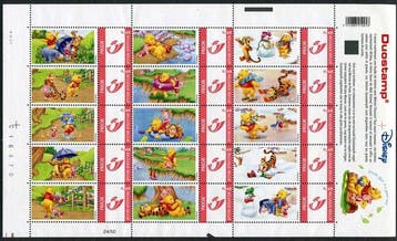 Belgique 2003 - Disney : 3 feuilles complètes Duostamps, Timbres & Monnaies