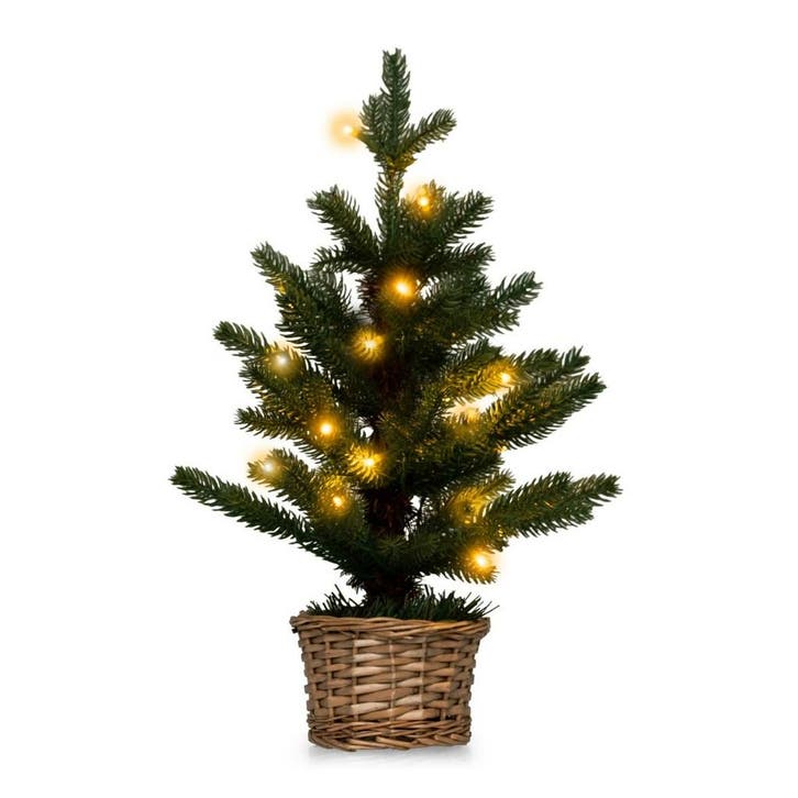 2dekans | Coast Verlichte Kunstmatige Minikerstboom in Pot –, Diversen, Kerst, Ophalen of Verzenden