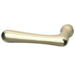 Enkele deurklink Linea links messing ongelakt, Nieuw