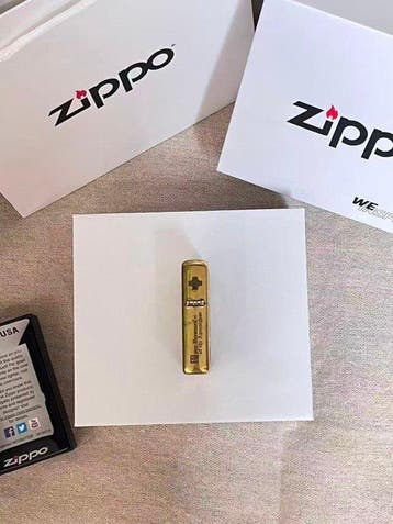 Zippo - Zonder minimumprijs - Aansteker - Messing, Verzamelen, Nieuw