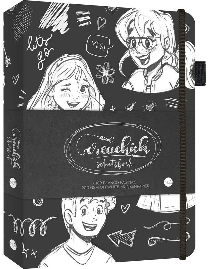 CreaChick schetsboek (9789045329666), Livres, Loisirs & Temps libre, Envoi