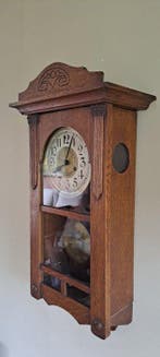 Regulateur - Art Deco Eikenhout - 1920-1930 - Art-Deco, Antiek en Kunst, Antiek | Klokken