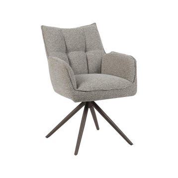 Stoel Amalfi | Mushroom | Royal Boucle | Brons Metalen, Verzenden