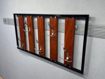 Porte-manteau - Bois, Métal - porte-manteau mural