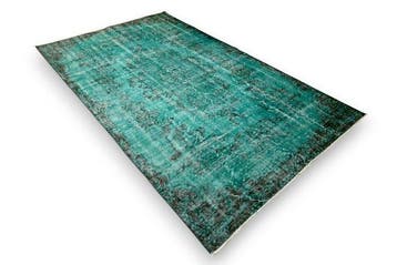 turquoise vintage - Tapis - 260 cm - 155 cm - avec