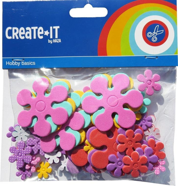 Foam Bloemen 70st, Hobby en Vrije tijd, Feestartikelen, Nieuw, Verzenden