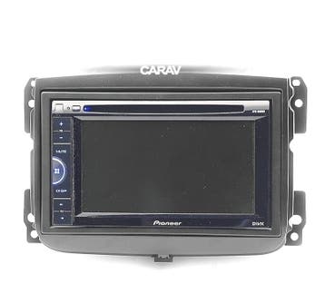 Facade Autoradio 2 Din Noir Pour Fiat 500L, Verzenden, Nieuw