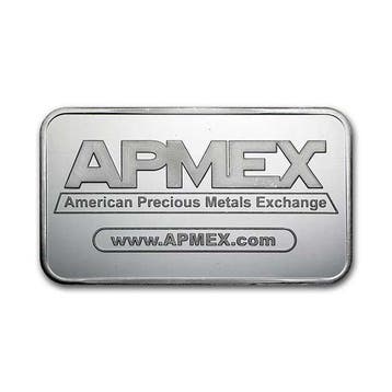 5 Troy Ounce - Zilver .999 - 5 oz APMEX 999 Fine Silver Bar