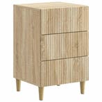 vidaXL Nachtkastje Sonoma Eiken 43 x 41 x 66,5 cm Bewerkt, Verzenden, Nieuw
