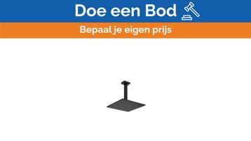 Bieden: Gessi Matte Black Shower Head and Arm, Ophalen of Verzenden