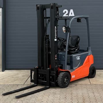 Toyota 8FBM16T 1600kg 5.5 meter hefhoogte 2017, 1000 tot 2000 kg, Elektrisch, Heftruck, Toyota