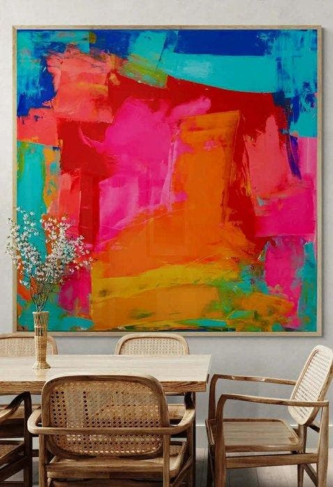 Giogia fl - Las Mañanitas -XXL -, Antiquités & Art, Art | Peinture | Moderne