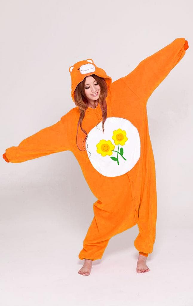 Onesie Troetelbeer Oranje XL-XXL Troetelbeertjes Pak Kostuum, Kleding | Heren, Carnavalskleding en Feestkleding, Nieuw, Ophalen of Verzenden